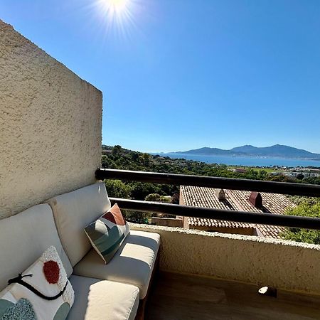 Studio Vue Mer A Porticcio Piscine Et Parking Dış mekan fotoğraf