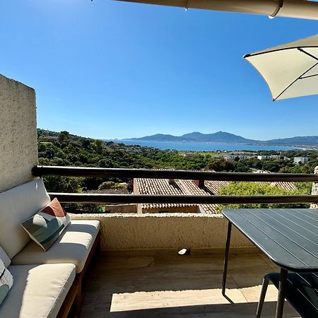 Studio Vue Mer A Porticcio Piscine Et Parking Dış mekan fotoğraf