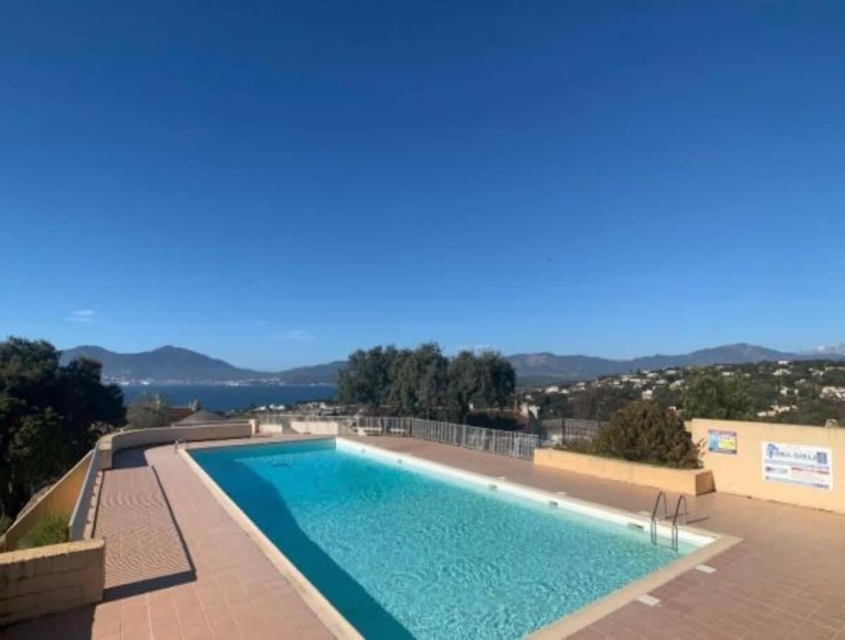 Studio Vue Mer A Porticcio Piscine Et Parking Dış mekan fotoğraf