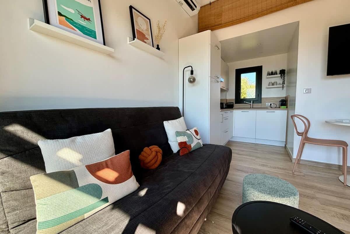 Studio Vue Mer A Porticcio Piscine Et Parking Dış mekan fotoğraf