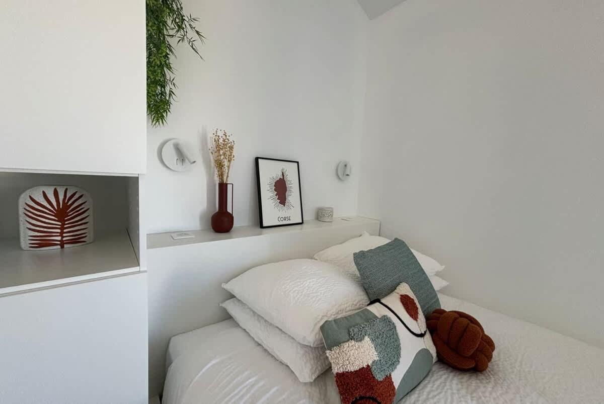 Studio Vue Mer A Porticcio Piscine Et Parking Dış mekan fotoğraf